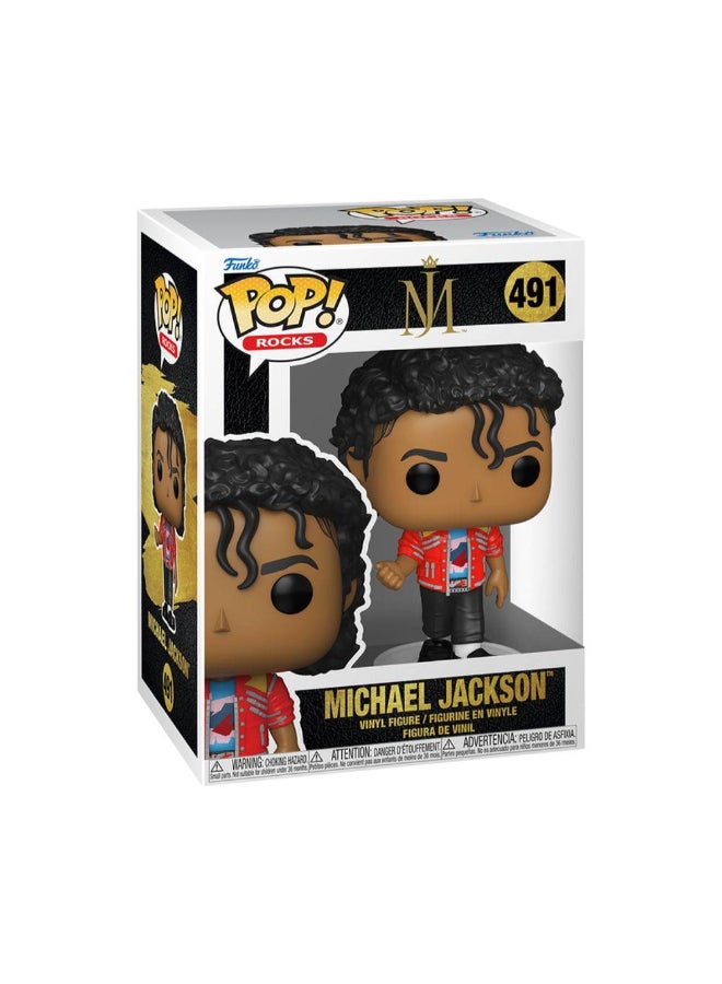 Funko POP! Rocks Michael Jackson Michael Jackson (Beat It) Vinyl Figure (10.7 cm) - Image 1
